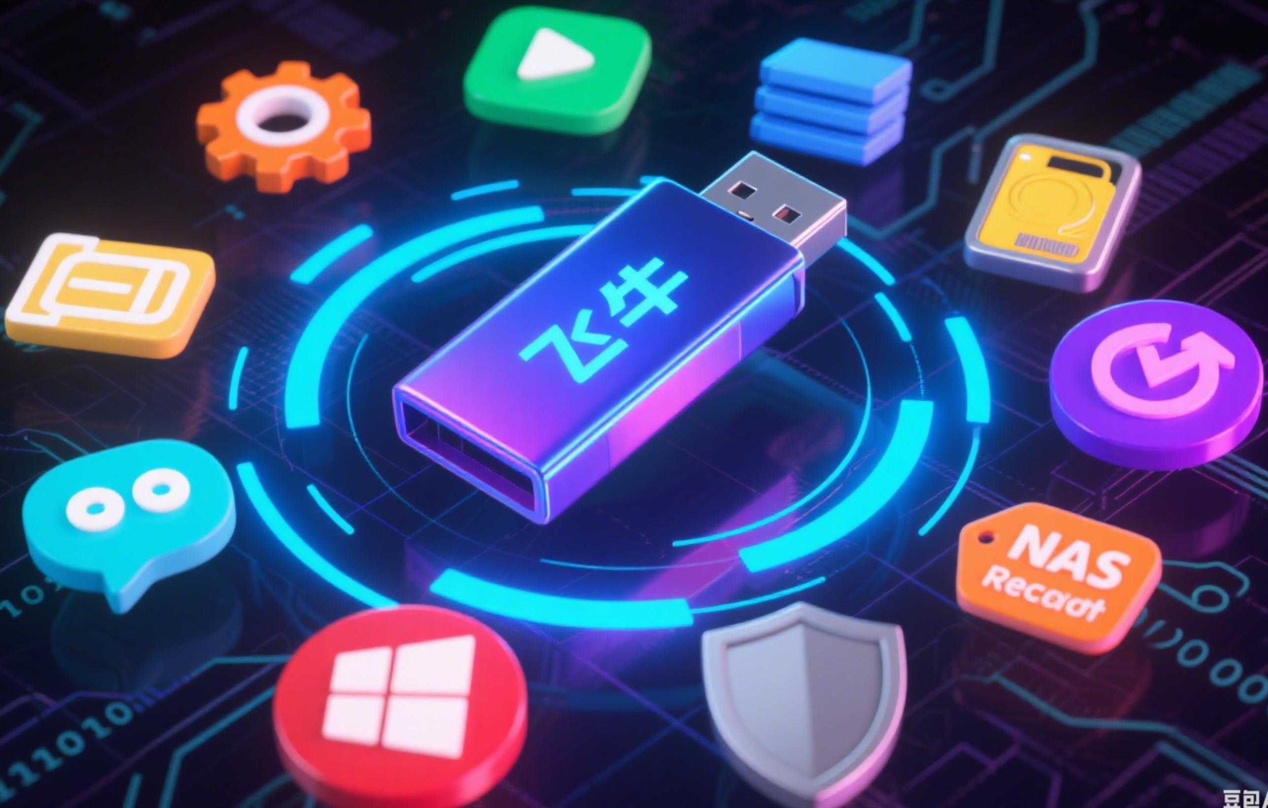 飞牛APP相册备份 操作视频